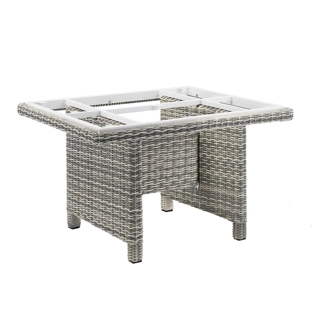 Kettler Palma Modular Gartentisch-Gestell 95x95 Cm Geflecht Salt&Pepper 2 Kettler Palma Modular Gartentisch-Gestell 95x95 Cm Geflecht Salt&Pepper – Bild 2