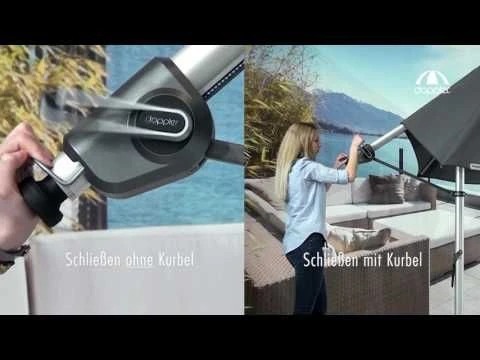 Doppler Expert Ampelschirm Ø350 Axial Schwenkbar Natur 1 Doppler Expert Ampelschirm Ø350 Axial Schwenkbar Natur