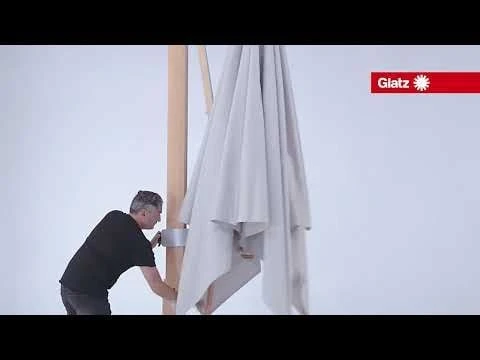 Glatz Aura Ampelschirm 400x400 Cm Urban Clay 1 Glatz Aura Ampelschirm 400x400 Cm Urban Clay