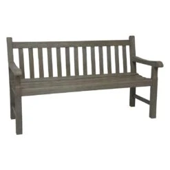 Stern Cornwall Gartenbank Teak Patina Grau