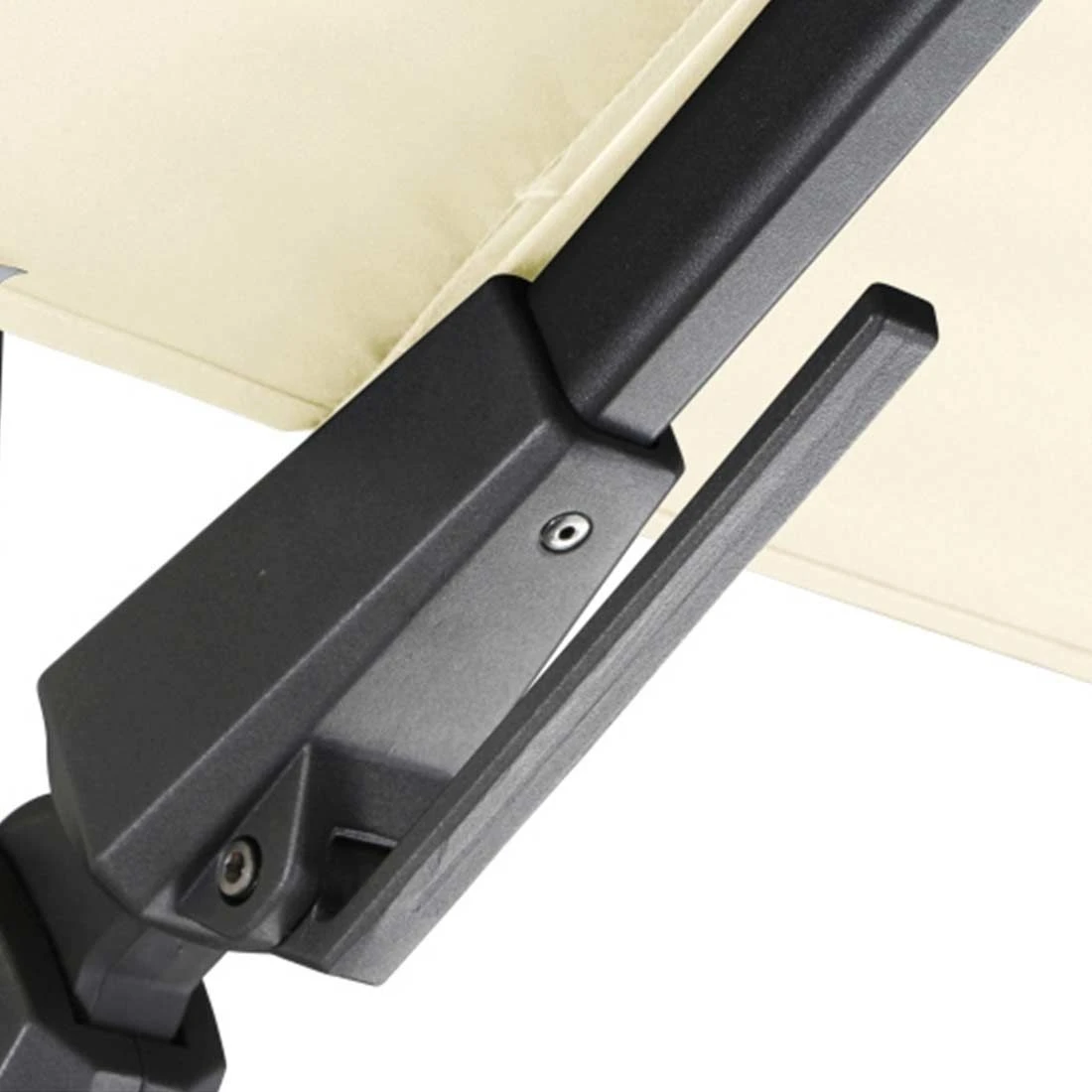 Siena Garden Sunset N+ Ampelschirm 300x300 Cm Anthrazit/Ecru 3 Siena Garden Sunset N+ Ampelschirm 300x300 Cm Anthrazit/Ecru – Bild 3