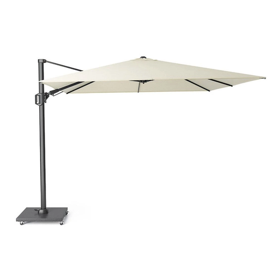 Siena Garden Sunset N+ Ampelschirm 300x300 Cm Anthrazit/Ecru 4 Siena Garden Sunset N+ Ampelschirm 300x300 Cm Anthrazit/Ecru – Bild 4