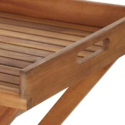 Siena Garden Minera Tabletttisch 80x45x99,5cm Akazienholz Natur -Grün Raum 1041010 3