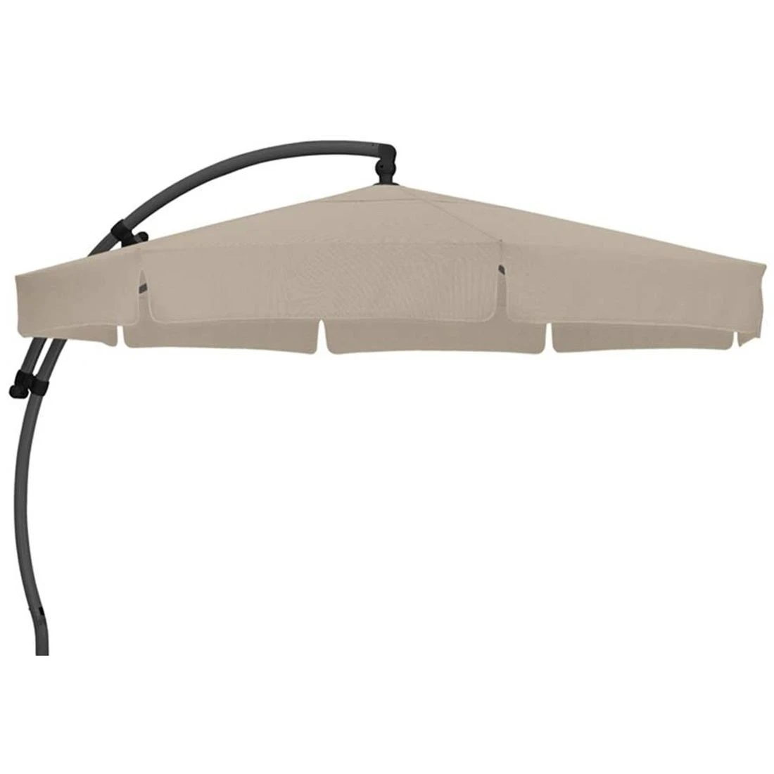 Sun Garden Easy Sun Ampelschirm Ø350 Cm Aluminium Taupe 1 Sun Garden Easy Sun Ampelschirm Ø350 Cm Aluminium Taupe