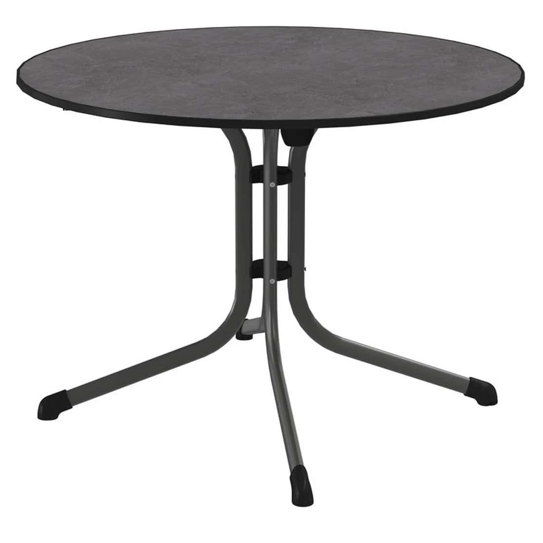 Sieger Boulevard Klapptisch Ø100cm Stahl/Vivodur Eisengrau/Schiefer Anthrazit 1 Sieger Boulevard Klapptisch Ø100cm Stahl/Vivodur Eisengrau/Schiefer Anthrazit