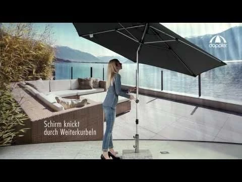 Doppler Expert Sonnenschirm Ø280cm Mit Kurbel Hellgrau 2 Doppler Expert Sonnenschirm Ø280cm Mit Kurbel Hellgrau – Bild 2