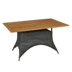 Zebra Status Dininggruppe 13-teilig Geflecht/Teak Anthrazit -Grün Raum 1091907 4