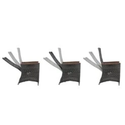 Zebra Status Dininggruppe 13-teilig Geflecht/Teak Anthrazit -Grün Raum 1091907 7