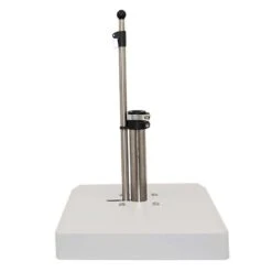 LiRo Alu-Vario 65-K Mobiler Schirmständer - Schnellspanner Weiß