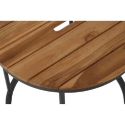 Siena Garden Baros 2er Set Beistelltische Aluminium/Teak Anthrazit -Grün Raum 1102357 3