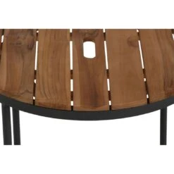 Siena Garden Baros 2er Set Beistelltische Aluminium/Teak Anthrazit -Grün Raum 1102357 4