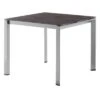 Sieger Gartentisch 90x90cm Aluminium/Polytec Graphit/Beton Dunkel