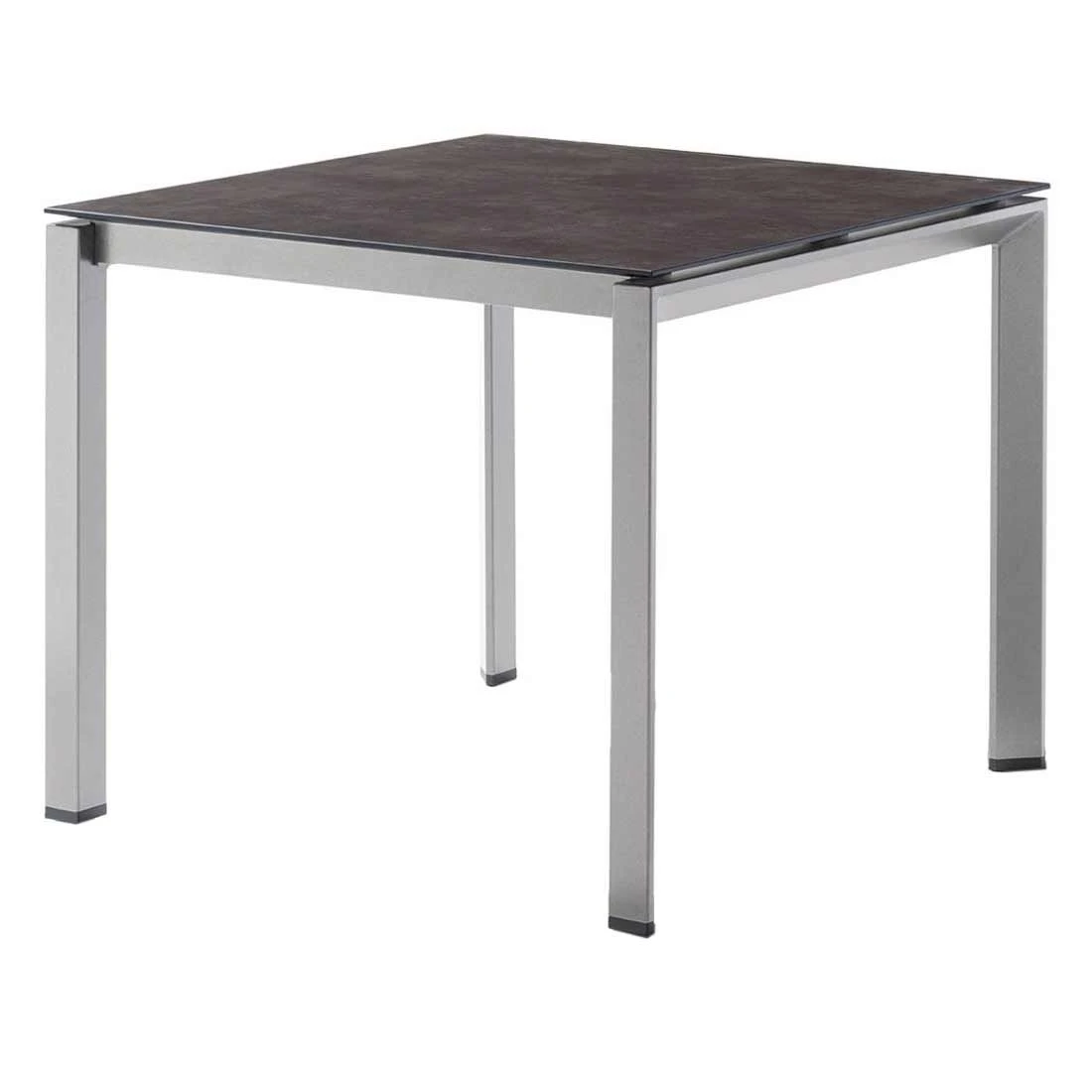 Sieger Gartentisch 90x90cm Aluminium/Polytec Graphit/Beton Dunkel 1 Sieger Gartentisch 90x90cm Aluminium/Polytec Graphit/Beton Dunkel