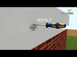 Nesling Sonnensegelzubehör Stahlpfosten 7x7x250cm Mit Verstellbarer Öse