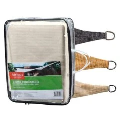 Siena Garden Solino Sonnensegel Quadratisch 360 Cm HDPE Ecru 7 Siena Garden Solino Sonnensegel Quadratisch 360 Cm HDPE Ecru -Grün Raum 1119528 4