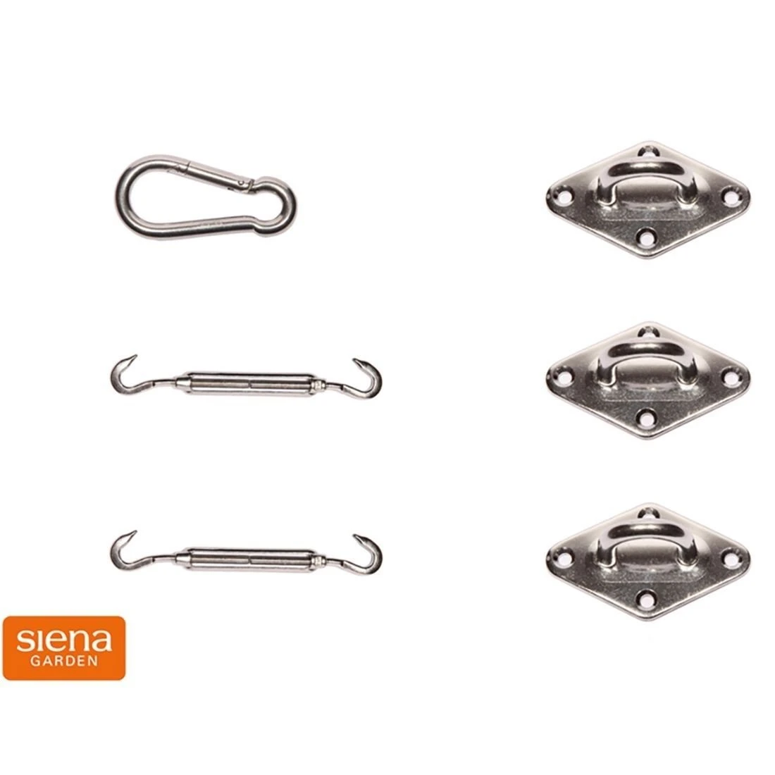 Siena Garden Solino Zubehör Set Für 3-eckige Sonnensegel 1 Siena Garden Solino Zubehör Set Für 3-eckige Sonnensegel