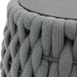 OUTLIV. Leon Beistelltisch Ø57x46cm Rope/Spraystone Grau/Anthrazit -Grün Raum 1173329 3