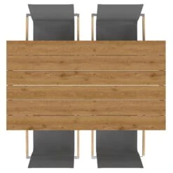 OUTLIV. Rimini Gartenmöbelset 5-tlg. Tisch 160x90cm Edelstahl/Silber-Schwarz 7 OUTLIV. Rimini Gartenmöbelset 5-tlg. Tisch 160x90cm Edelstahl/Silber-Schwarz -Grün Raum 1177575 2