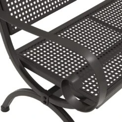 MBM Romeo Lounge Bank Gartenbank Schmiedeeisen Marone Antik -Grün Raum 1180743 5