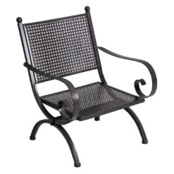 MBM Romeo Gartenmöbel-Set 4-tlg. Schmiedeeisen Marone Antik -Grün Raum 1181051 5