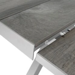 Siena Garden Sincro Ausziehtisch 200/260x100cm Aluminium/Keramik Weiß-Grau/Anthrazit -Grün Raum 1186276 5