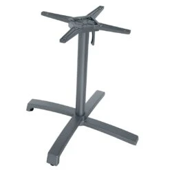 Stern Livorno Gartentisch-Gestell 80x80cm Aluminium Graphit