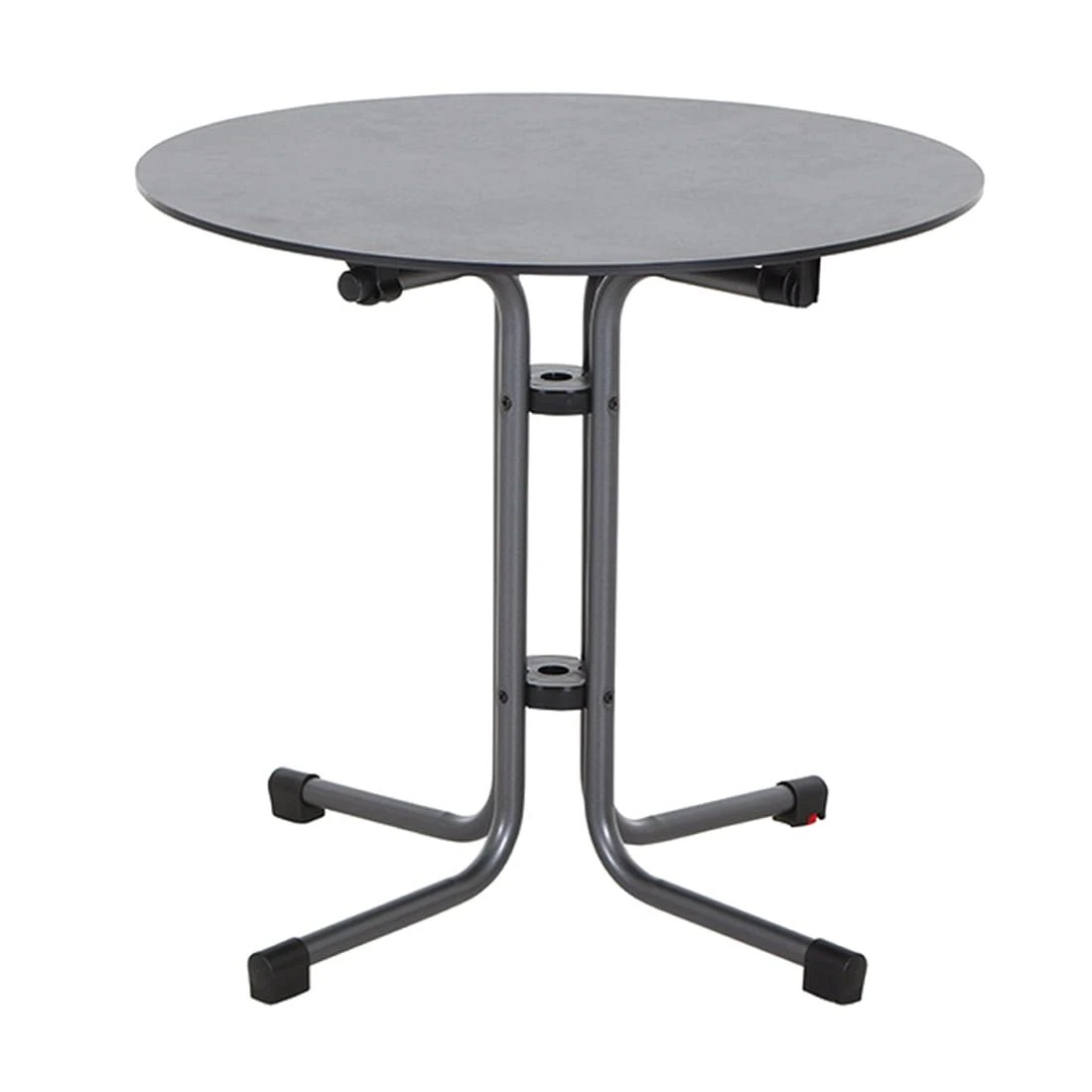 Siena Garden Sola Klapptisch Ø80cm Stahl/HPL Anthrazit/Dark Grey 2 Siena Garden Sola Klapptisch Ø80cm Stahl/HPL Anthrazit/Dark Grey – Bild 2