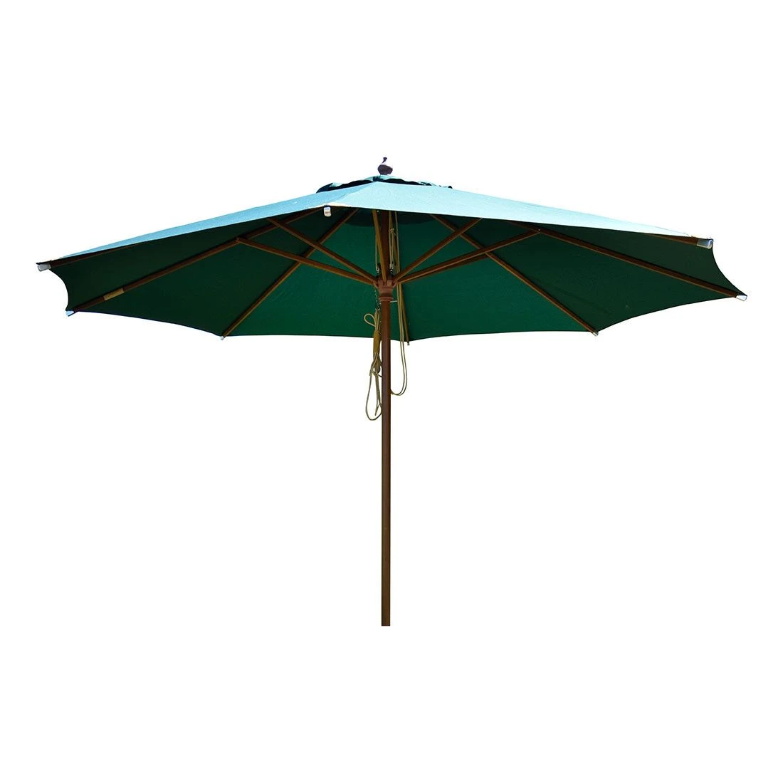 Zebra Rumba Novo Sonnenschirm Ø350cm Holz/Olefin Grün 1 Zebra Rumba Novo Sonnenschirm Ø350cm Holz/Olefin Grün