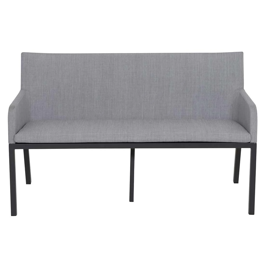 Siena Garden Ricardo Gartenbank Aluminium/Texfabric Anthrazit/Schiefergrau 2 Siena Garden Ricardo Gartenbank Aluminium/Texfabric Anthrazit/Schiefergrau – Bild 2