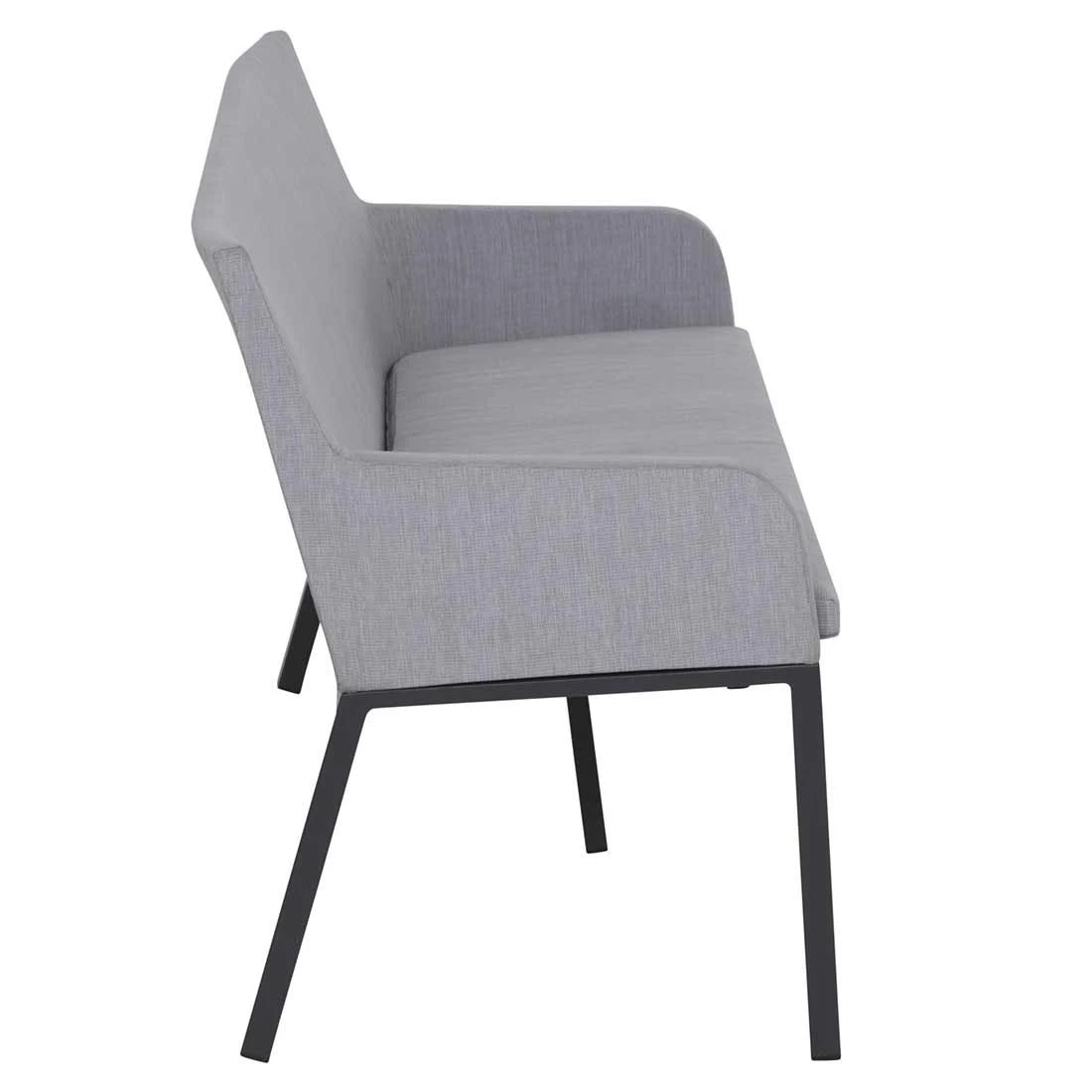 Siena Garden Ricardo Gartenbank Aluminium/Texfabric Anthrazit/Schiefergrau 3 Siena Garden Ricardo Gartenbank Aluminium/Texfabric Anthrazit/Schiefergrau – Bild 3