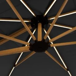 Doppler Alu-Wood Ampelschirm 400x300cm Holzoptik/Alu Anthrazit 17 Doppler Alu-Wood Ampelschirm 400x300cm Holzoptik/Alu Anthrazit -Grün Raum 1247920 8