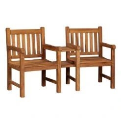 DeVries Woodie Flexi Gartenbank Teak