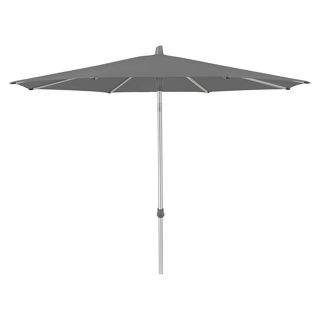 Glatz Alu-Smart Easy Stockschirm Ø300 Cm Stone Grey 1 Glatz Alu-Smart Easy Stockschirm Ø300 Cm Stone Grey
