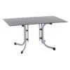 Siena Garden Sola Klapptisch 140x90cm Stahl/HPL Silber/Dark Stone