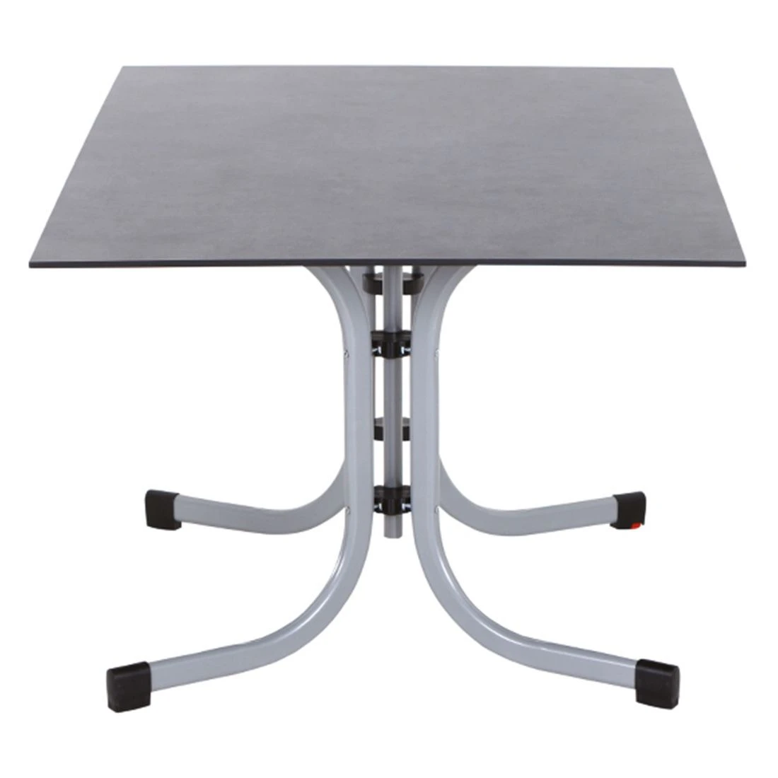 Siena Garden Sola Klapptisch 140x90cm Stahl/HPL Silber/Dark Stone 3 Siena Garden Sola Klapptisch 140x90cm Stahl/HPL Silber/Dark Stone – Bild 3