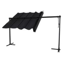 Siena Garden Enna Mittelstockschirm350x250x220 Cm Aluminium Anthrazit -Grün Raum 1261098 4