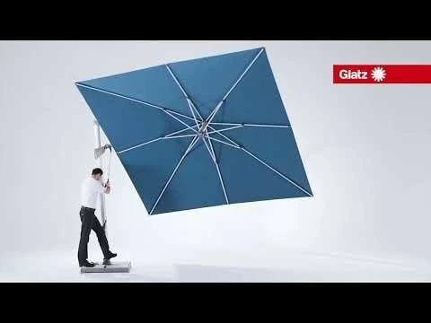 Glatz Sombrano S+ Anthr. Ampelschirm 300x300cm -420 Smoke 1 Glatz Sombrano S+ Anthr. Ampelschirm 300x300cm -420 Smoke