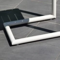 LifestyleGarden Portals Beistelltisch 47x30cm Aluminium/Teak Korallensand-Matt/Teak -Grün Raum 1282988 5