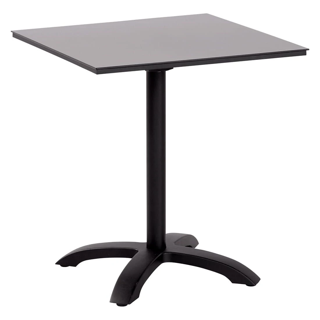 Hartman Sophie Bistro Beistelltisch 68x68 Cm Aluminium/HPL Schwarz 1 Hartman Sophie Bistro Beistelltisch 68x68 Cm Aluminium/HPL Schwarz