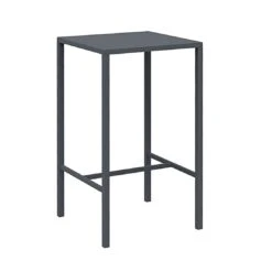 Vermobil Seaside Bartisch 60x60cm Stahl Antikgrau