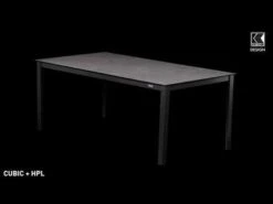 Kettler Gartentisch-Platte 95x95 Cm HPL Kalksandstein