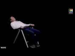 Kettler Wave Gartenmöbelset 5-tlg. Mit Tisch 160x95cm Silber