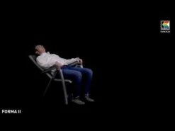 Kettler Forma II Gartenmöbel-Set 5-tlg. Tisch 95x95cm Silber/Graphit