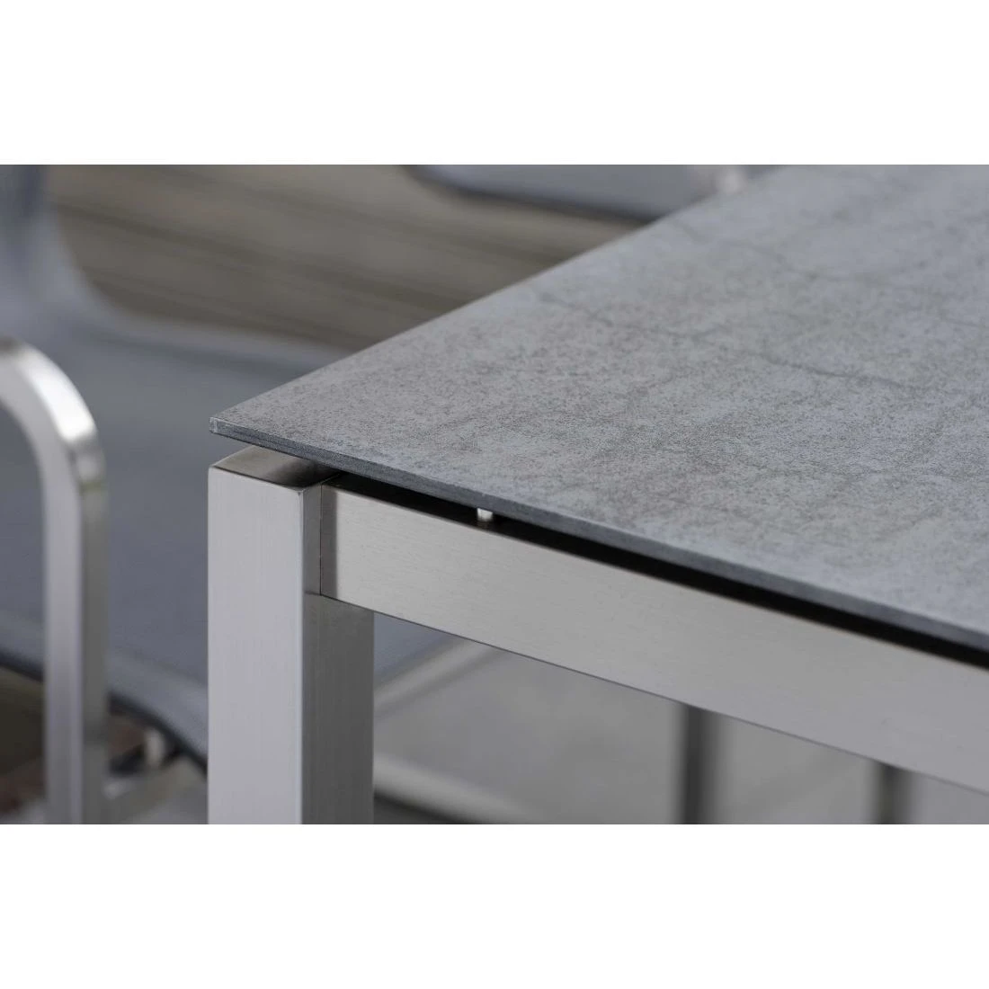 Stern Gartentisch-Gestell 200x100cm Edelstahl Vierkantrohr 10 Stern Gartentisch-Gestell 200x100cm Edelstahl Vierkantrohr – Bild 10