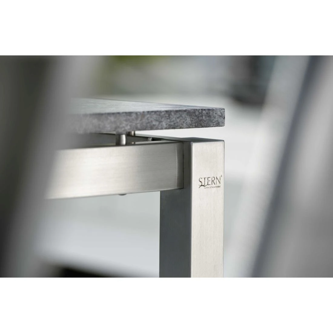 Stern Gartentisch-Gestell 200x100cm Edelstahl Vierkantrohr 13 Stern Gartentisch-Gestell 200x100cm Edelstahl Vierkantrohr – Bild 13