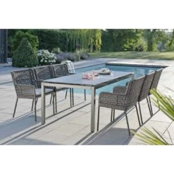 Stern Gartentisch-Gestell 200x100cm Edelstahl Vierkantrohr 37 Stern Gartentisch-Gestell 200x100cm Edelstahl Vierkantrohr -Grün Raum 543414 19