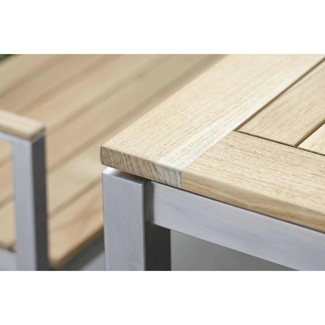 Stern Gartentisch-Gestell 200x100cm Edelstahl Vierkantrohr 8 Stern Gartentisch-Gestell 200x100cm Edelstahl Vierkantrohr – Bild 8