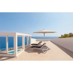 Glatz Fortero Stockschirm Ø350 Cm Eggshell -Grün Raum 681387 3