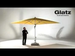 Glatz Fortero Stockschirm 350x350 Cm Eggshell