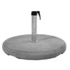 Glatz Schirmsockel Z40 - Beton 40 Kg Rund - 60 X 7,0 Cm - Ohne Standrohr Grau